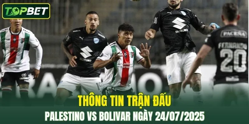 Thong Tin Tran Dau Palestino Vs Bolivar Ngay 24072025