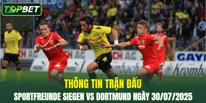Thong Tin Tran Dau Sportfreunde Siegen Vs Dortmund Ngay 30072025 