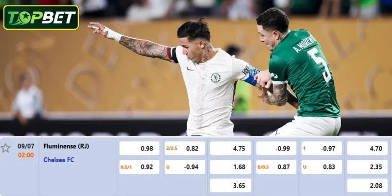 Ty Le Keo Chi Tiet Cho Tran Dau Fluminense Vs Chelsea