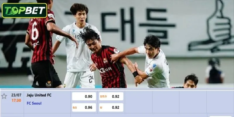 Ty Le Keo Chi Tiet Cho Tran Dau Jeju United Vs Fc Seoul