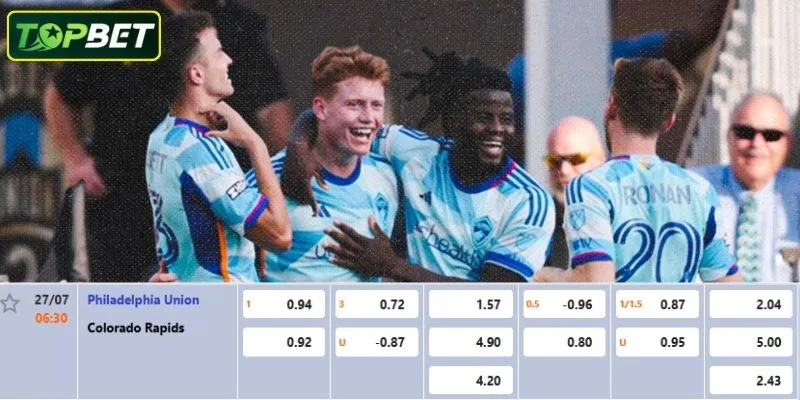 Ty Le Keo Chi Tiet Cho Tran Dau Philadelphia Union Vs Colorado Rapids 