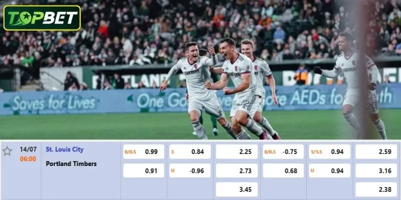 Ty Le Keo Chi Tiet Cho Tran Dau St. Louis City Vs Portland Timbers
