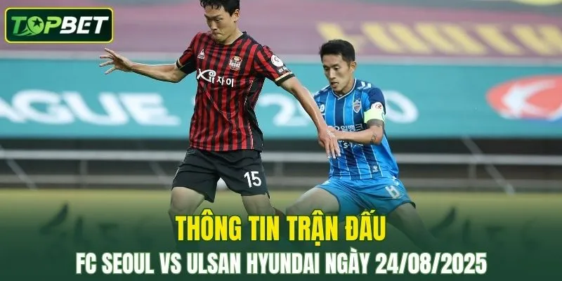 Thong Tin Tran Dau Fc Seoul Vs Ulsan Hyundai Ngay 24 08 2025
