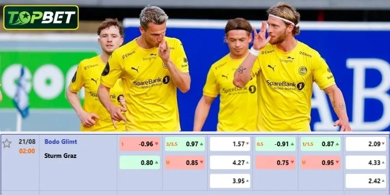Ty Le Keo Chi Tiet Cho Tran Dau Bodo Glimt Vs Sturm Graz