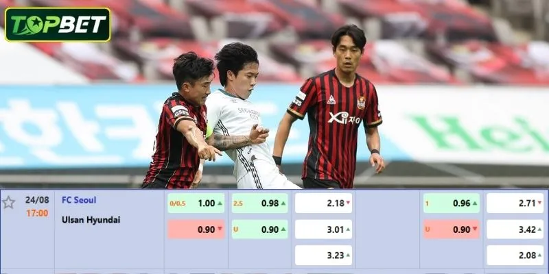 Ty Le Keo Chi Tiet Cho Tran Dau Fc Seoul Vs Ulsan Hyundai
