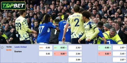 Ty Le Keo Chi Tiet Cho Tran Dau Leeds United Vs Everton 