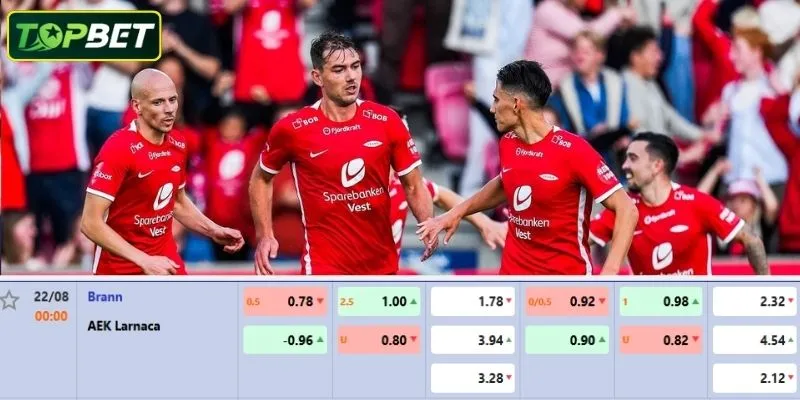 Ty Le Keo Chi Tiet Cho Tran Dau Sk Brann Vs Aek Larnaca