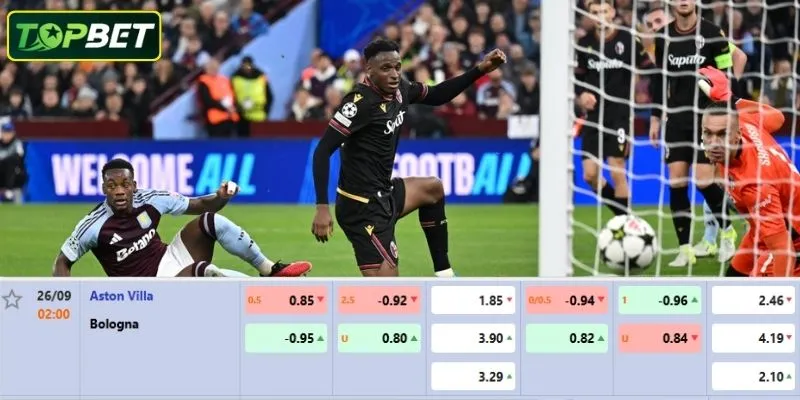 Ty Le Keo Chi Tiet Cho Tran Dau Aston Villa Vs Bologna
