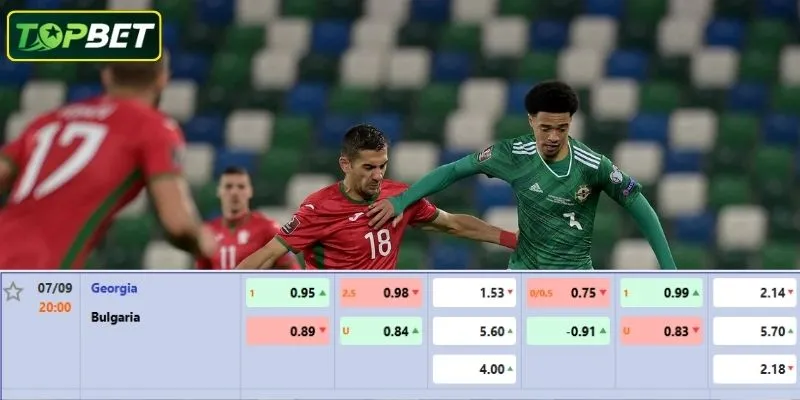 Ty Le Keo Chi Tiet Cho Tran Dau Georgia Vs Bulgaria
