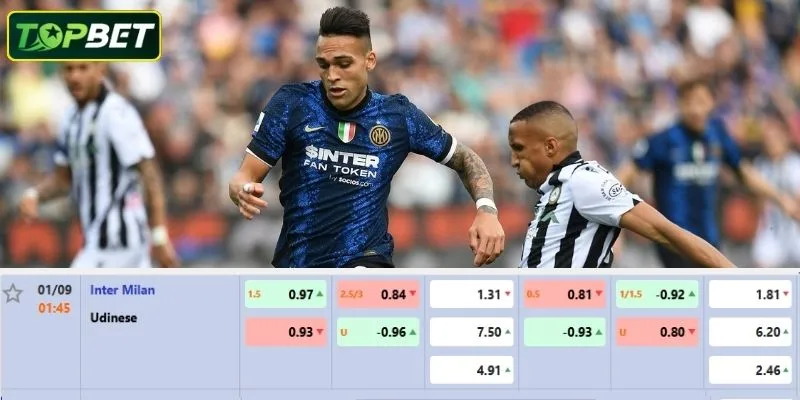 Ty Le Keo Chi Tiet Cho Tran Dau Inter Milan Vs Udinese