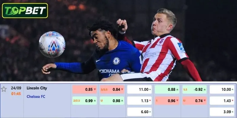 Ty Le Keo Chi Tiet Cho Tran Dau Lincoln City Vs Chelsea
