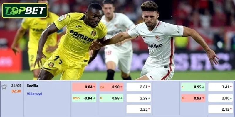 Ty Le Keo Chi Tiet Cho Tran Dau Sevilla Vs Villarreal