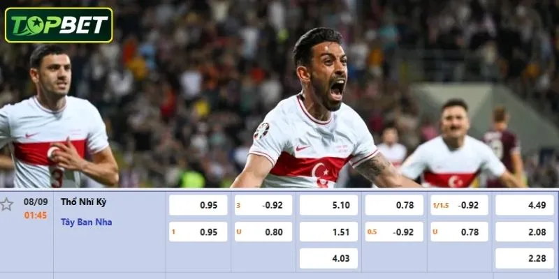 Ty Le Keo Chi Tiet Cho Tran Dau Tho Nhi Ky Vs Tay Ban Nha