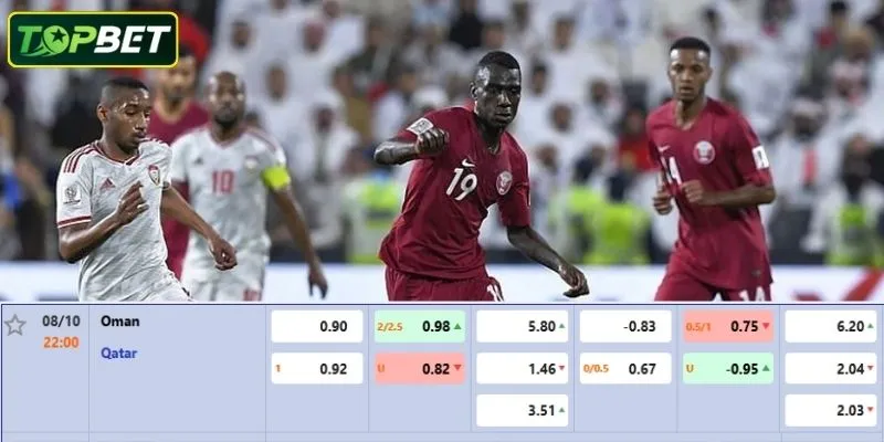 Ty Le Keo Chi Tiet Cho Tran Dau Oman Vs Qatar