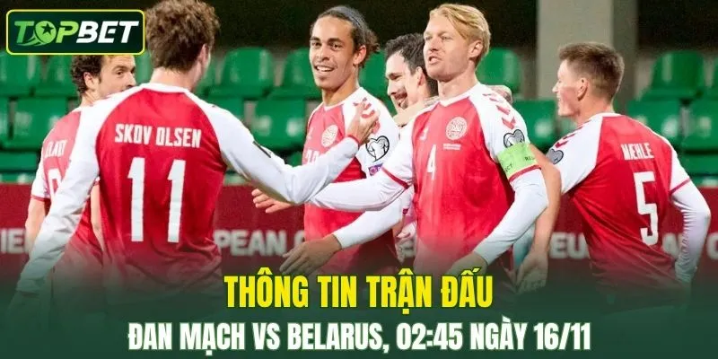 Thong Tin Tran Dau Dan Mach Vs Belarus Ngay 16 11 2025