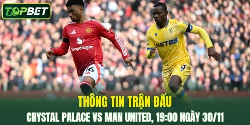 Thong Tin Tran Dau Giua Crystal Palace Vs Man United Luc 19 00 30 11