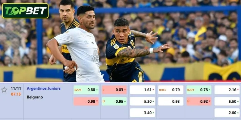 Ty Le Keo Chi Tiet Cho Tran Dau Argentinos Juniors Vs Belgrano