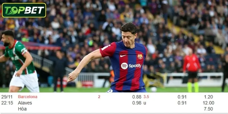 Ty Le Keo Chi Tiet Cho Tran Dau Barcelona Vs Alaves