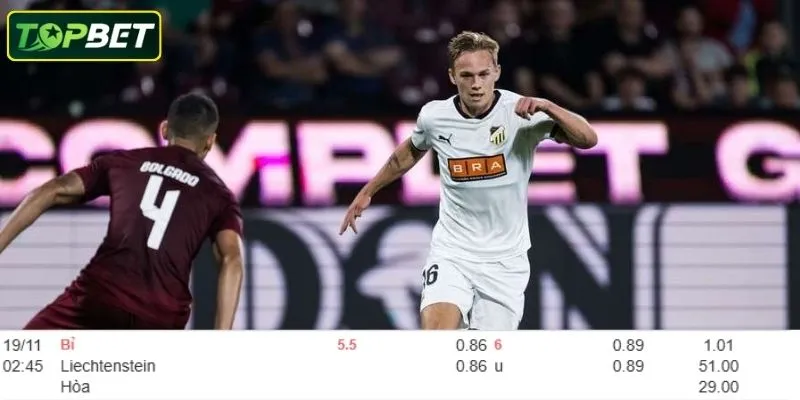 Ty Le Keo Chi Tiet Cho Tran Dau Bi Vs Liechtenstein