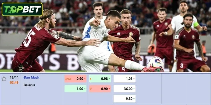 Ty Le Keo Chi Tiet Cho Tran Dau Dan Mach Vs Belarus
