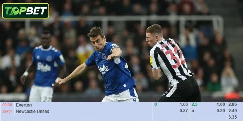Ty Le Keo Chi Tiet Cho Tran Dau Everton Vs Newcastle