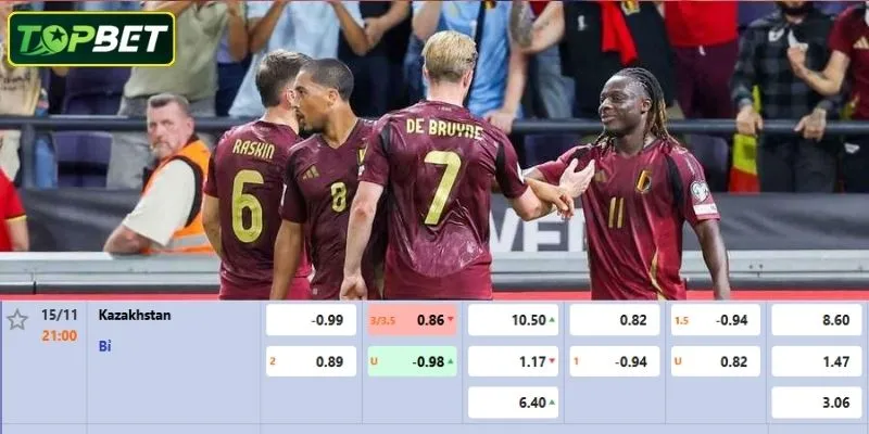 Ty Le Keo Chi Tiet Cho Tran Dau Kazakhstan Vs Bi