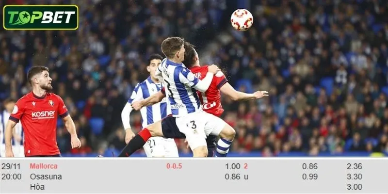 Ty Le Keo Chi Tiet Cho Tran Dau Mallorca Vs Osasuna