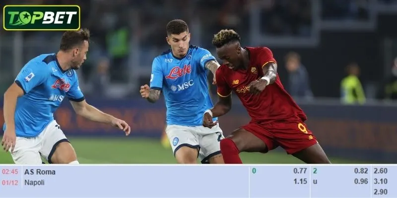 Ty Le Keo Chi Tiet Cho Tran Dau As Roma Vs Napoli