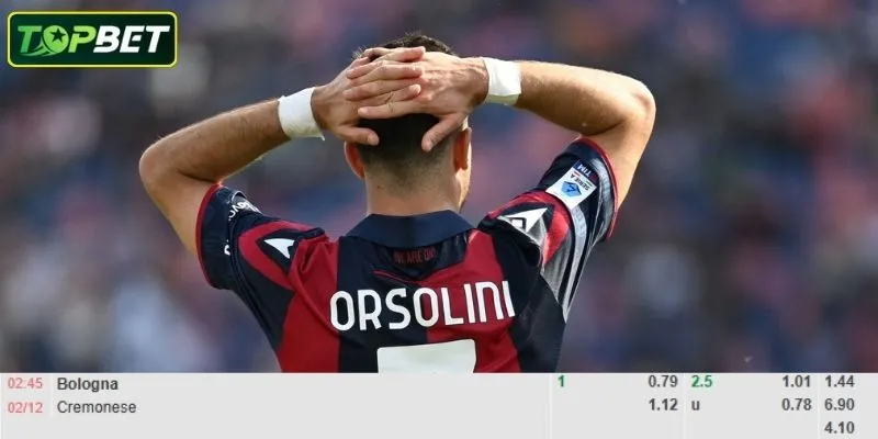 Ty Le Keo Chi Tiet Cho Tran Dau Bologna Vs Cremonese