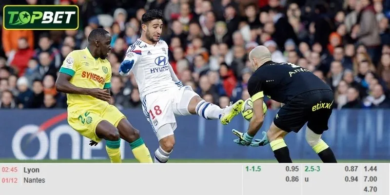 Ty Le Keo Chi Tiet Cho Tran Dau Lyon Vs Nantes